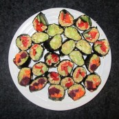 raw food sushi, frokost