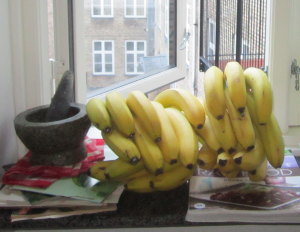 raw food, bananer